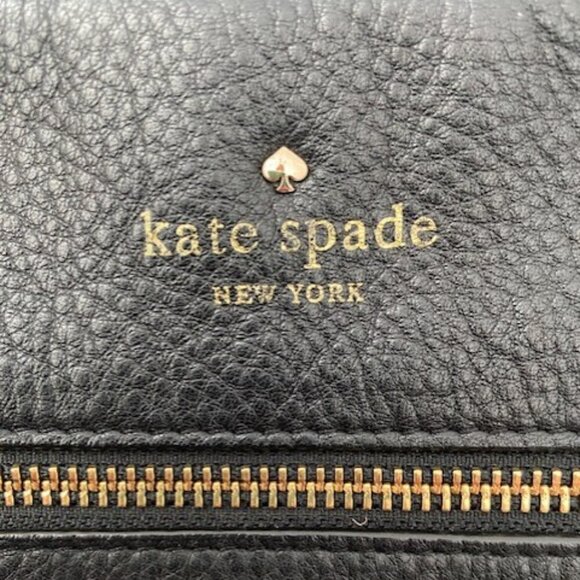KATE SPADE New York Cobble Hill Tenley Black Pebbled Leather Crossbody Bag Purse - Picture 4 of 14